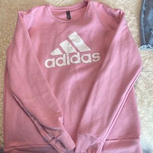 pink adidas sweatshirt